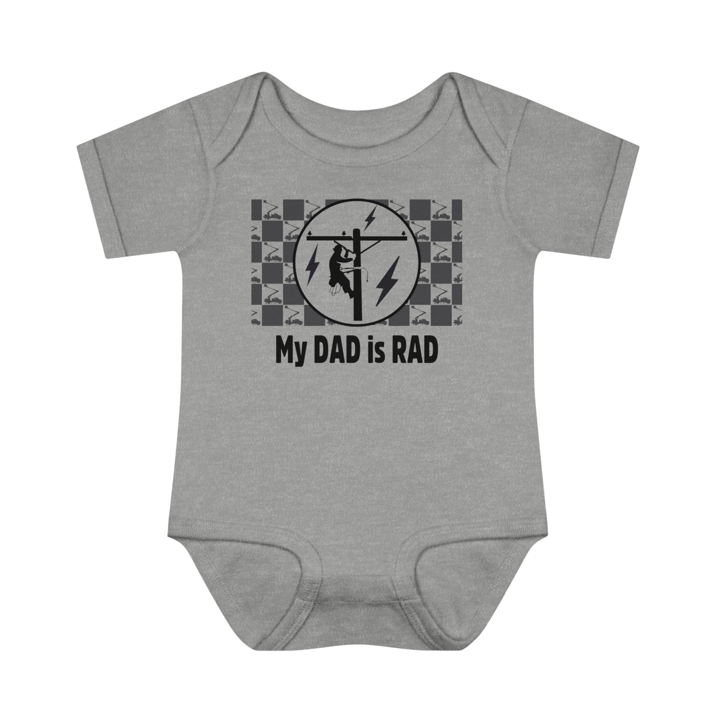 My Dad is Rad Onesie- Baby