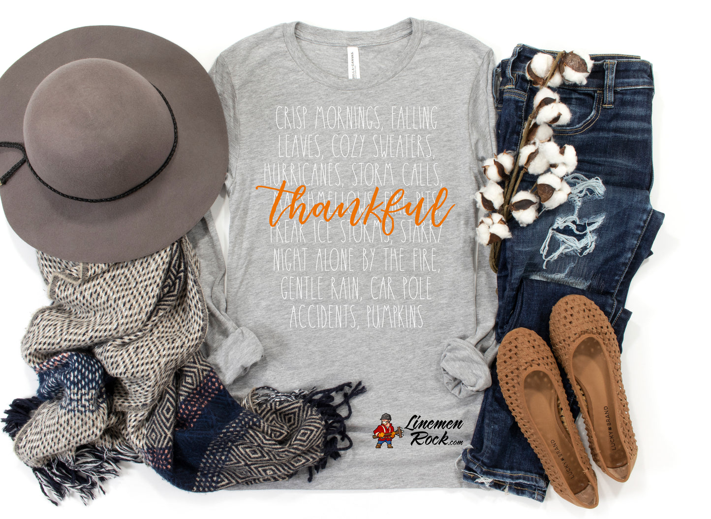 Thankful, Even Though It's Storm Season Long Sleeve